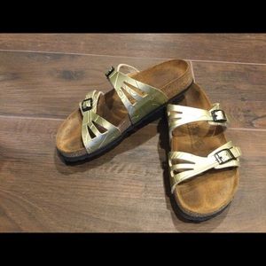 Birkenstock Birki's Granada Gold Sandals Size EU 38 US size 7
